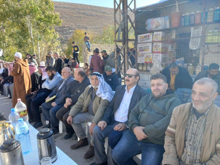 وفد من مخيم اليرموك يزور بيت جن