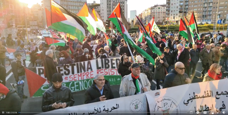 فعاليات تضامنية في أوروبا دعمًا لفلسطين وغزة