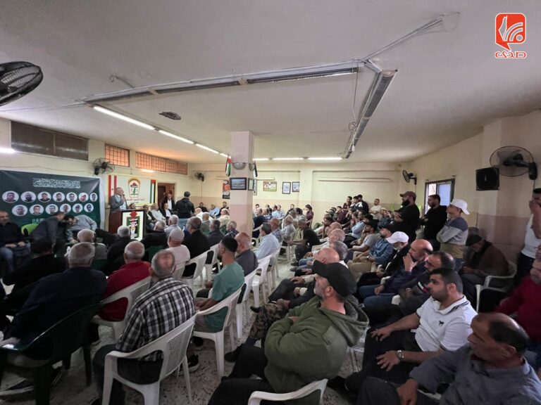 مجلس تبريكات بشهداء عين الحلوة في البداوي