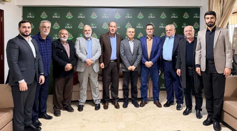 حماس والجبهة الديمقراطية يبحثان تطورات القضية الفلسطينية