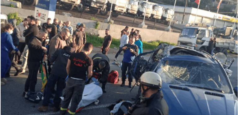 وفاة الفلسطينية سلوى المصري مع اثنين من أبنائها في حادث سير