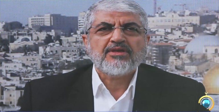 عشر خطوات عرضها مشعل لنصرة فلسطين