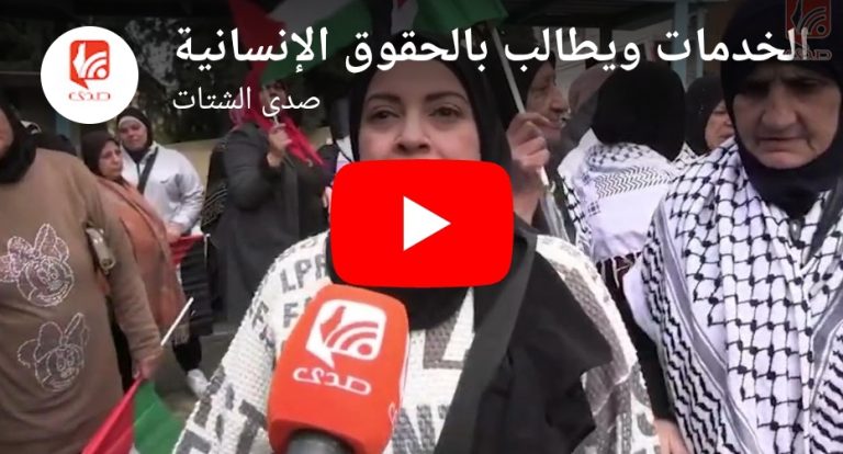 شاهد تحرك شعبي في صيدا يرفض تقليص الخدمات ويطالب بالحقوق الإنسانية