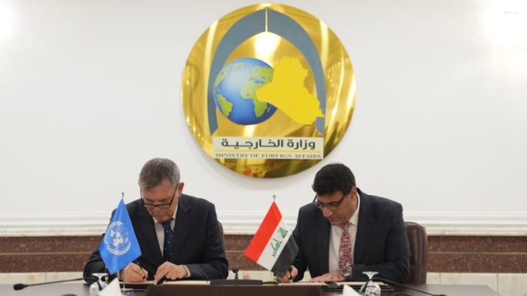العراق والأونروا يوقعان اتفاقية شراكة استراتيجية متعددة السنوات