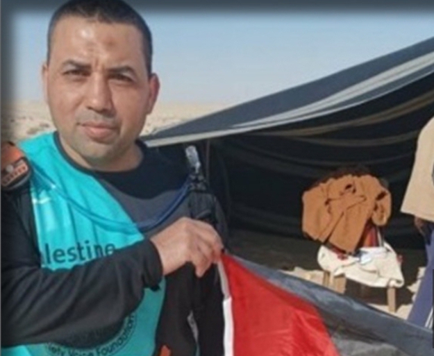 عدّاء فلسطيني يفوز بالمركز الثالث في سباقٍ دولي بتونس