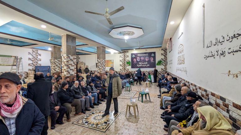 حماس في نهر البارد تتقبل التبريكات باستشهاد القادة الشهداء من كتائب القسام