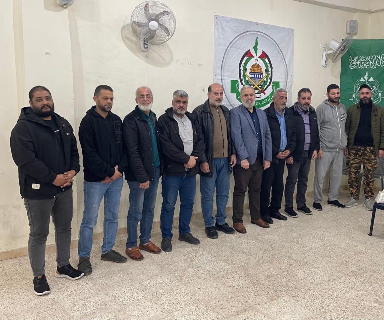 شناعة والحراك المستقل يبحثان أوضاع غزة والمخيمات