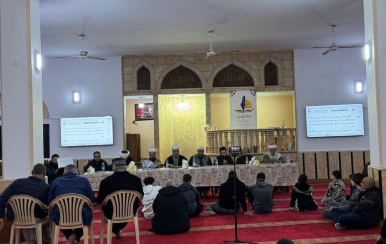 هيئة علماء فلسطين في صور تستقبل رمضان بمجلس حديثي في الرشيدية