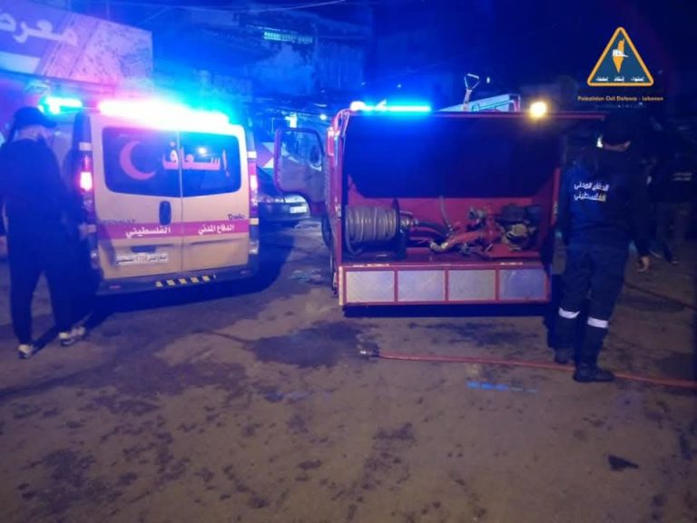 الأزمات تهدد الدفاع المدني في مخيم برج البراجنة