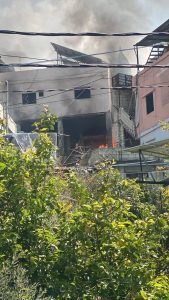 استشهاد فلسطيني وزوجته بقصف إسرائيلي على مخيم المية ومية