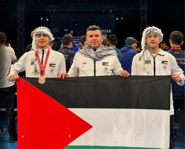 برونزية عالمية لفلسطين في بطولة “دراكولا” للملاكمة 2026