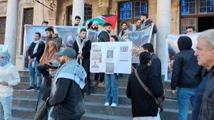 وقفة تضامنية في ساحة الحجاز بدمشق دعمًا للأسرى