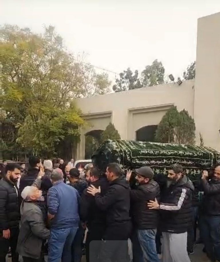 تشييع الشهداء الخمسة عشر في مدينة صيدا