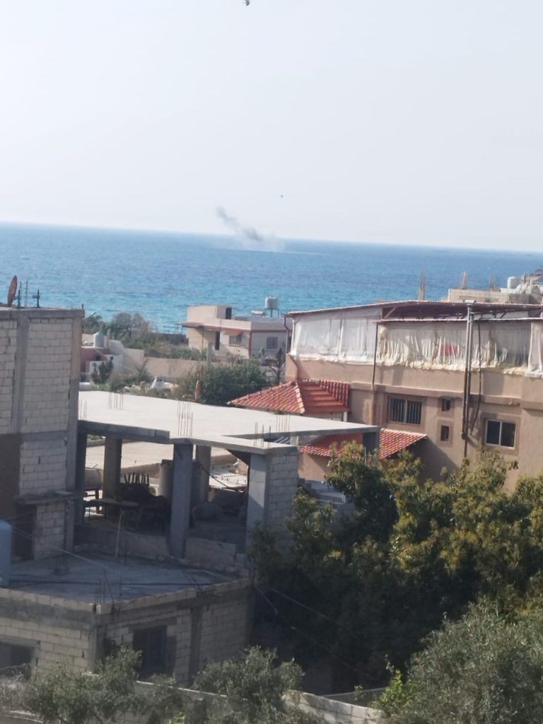 قصف مدفعي يستهدف شاطئ الرشيدية جنوب لبنان