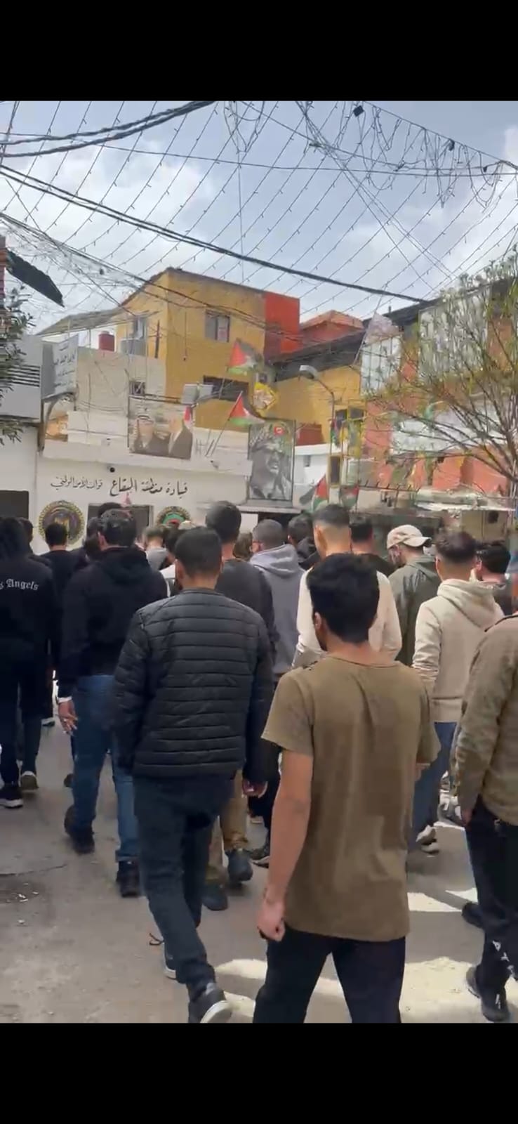 مخيم الجليل يشيّع الشهيد بلال عطور