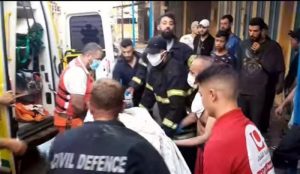 وفاة فلسطينية عقب حريق مبنى سكني داخل مخيم نهر البارد