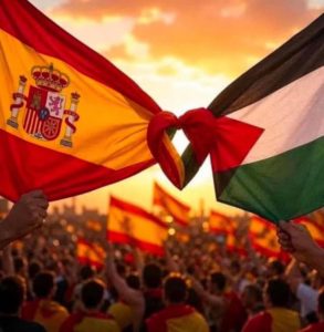 تقديرًا لمواقف جماهيرها الداعمة لفلسطين… المخيمات بلبنان تحتفل بتتويج إسبانيا بكأس العالم