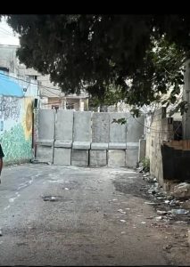 مناشدات في مخيم البداوي لوقف السيطرة على مدخل حيوي وتحذيرات من تفاقم معاناة اللاجئين