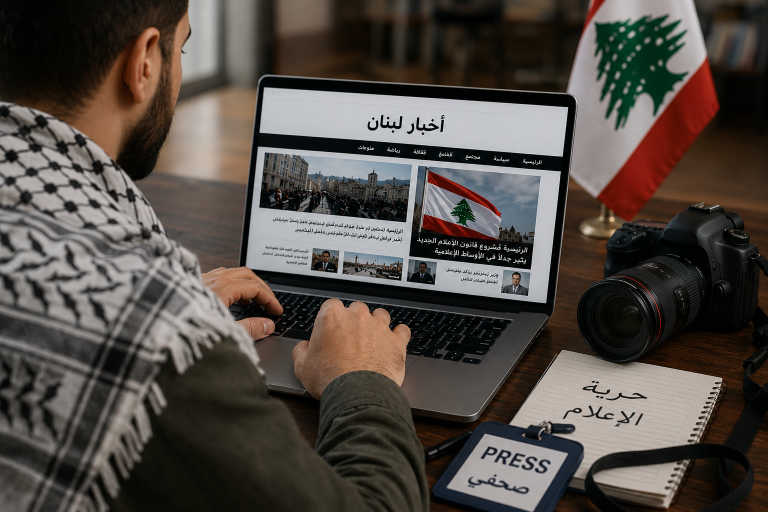 مشروع قانون إعلام لبناني جديد يمنع الفلسطينيين من تولّي إدارة المواقع الإلكترونية