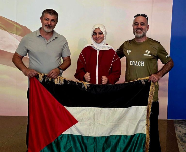 نوال حمادة ترفض مواجهة لاعبة إسرائيلية بعد فوزها على بطلة روسيا
