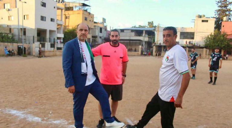 افتتاح بطولة “كأس الألف شهيد” لكرة القدم في مخيم عين الحلوة
