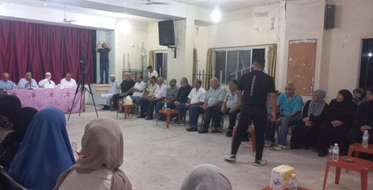 لقاء جماهيري في برج الشمالي رفضًا لقرار الأونروا دمج المدارس