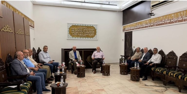 اللجنة الوطنية لانتخابات المجلس الوطني الفلسطيني تبحث مع حزب الله آليات التمثيل الديمقراطي